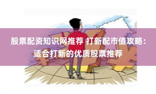 股票配资知识网推荐 打新配市值攻略：适合打新的优质股票推荐